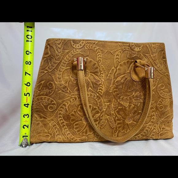 Leather Tooled Purse - Picture 3 of 6